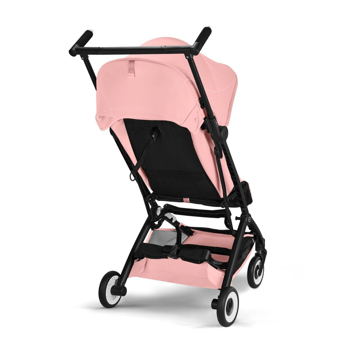 Cybex Libelle Ultra Compact Stroller - Black Frame/Candy Pink - Smart Everyday Convenience
